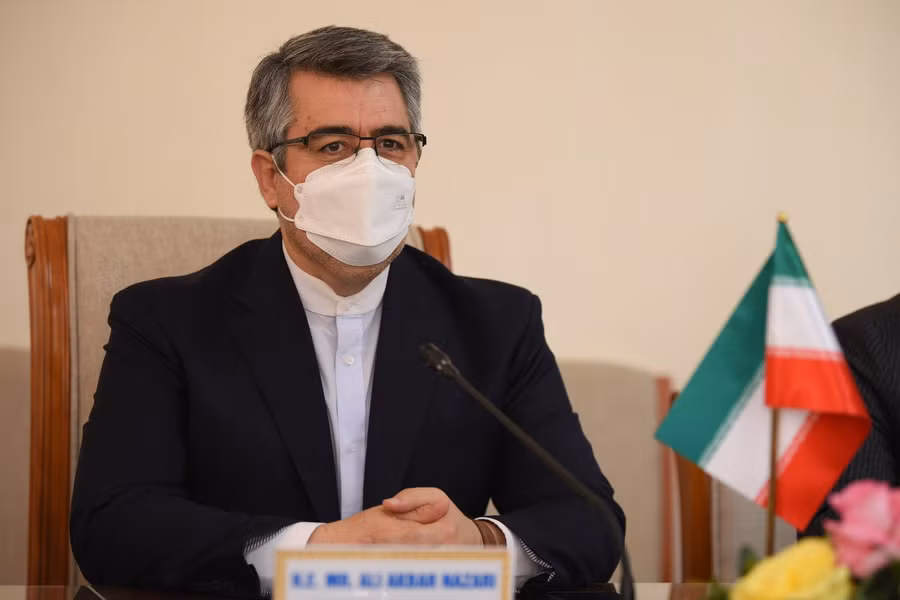 Đại sứ Cộng hòa Hồi giáo Iran tại Việt Nam, ngài Ali Akbar Nazari phát biểu.