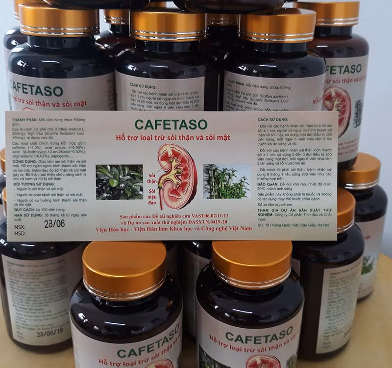 Thảo mộc được chế thành thuốc chữa bệnh sỏi thận.