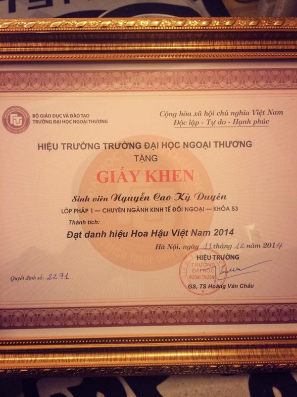 Hoa hau Nguyen Cao Ky Duyen