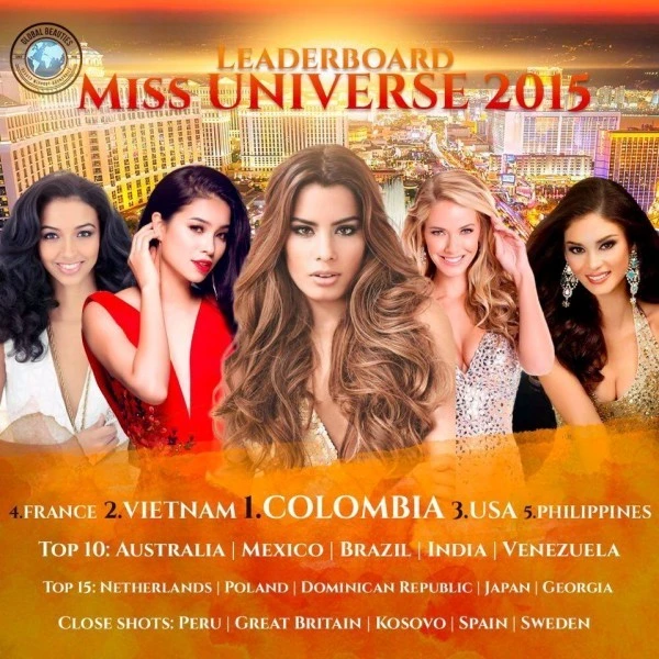 Phạm Hương được dự đoán giành ngôi á hậu 1 Miss Universe