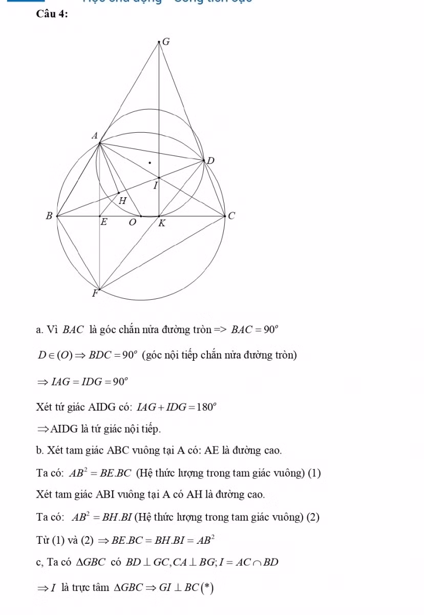 Thái Bình: Gợi ý giải bài thi môn Toán tuyển sinh vào lớp 10 THPT ảnh 4
