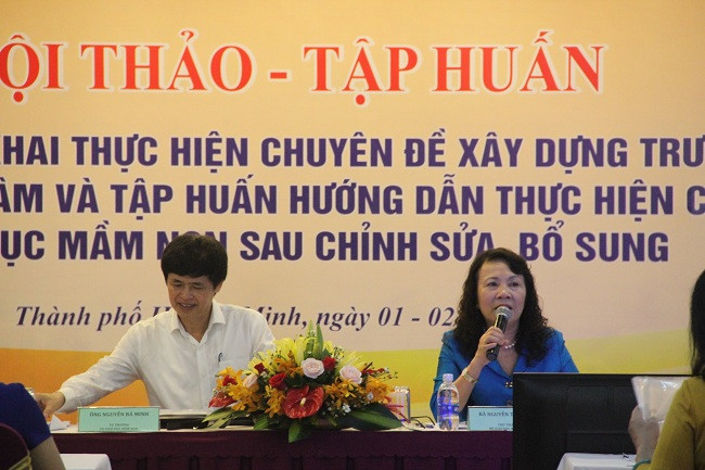 Thứ trưởng Bộ GD&ĐT cùng Vụ GDMN chủ trì Hội thảo