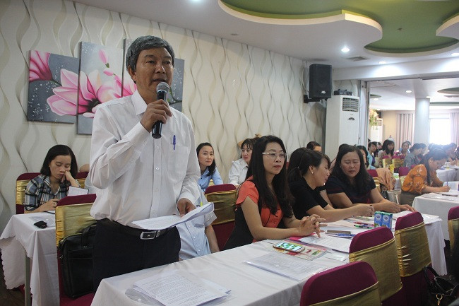 Đại diện của các đại phương chia sẻ tại Hội thảo