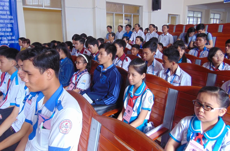 HS các bậc học tham gia tranh tài tại hội thi