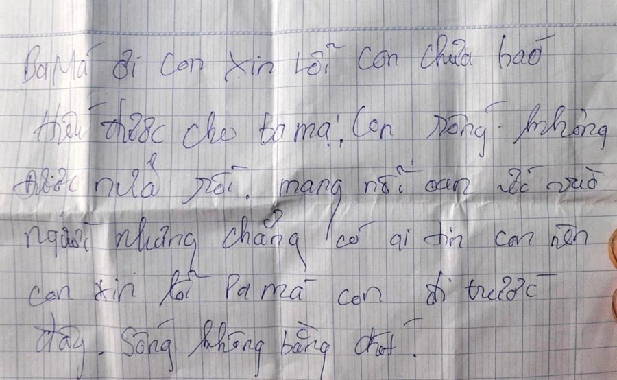 Thông tin mới nhất vụ học sinh tự tử sau khi lên xã “làm việc“