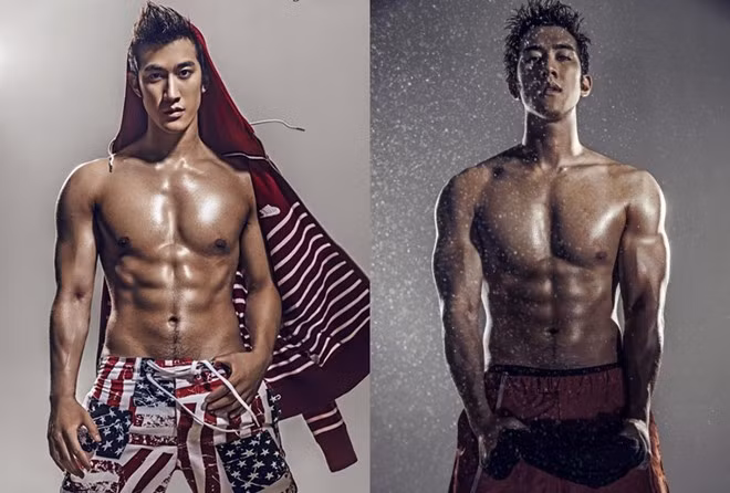 Mỹ nam châu Á khoe cơ bụng 6 múi