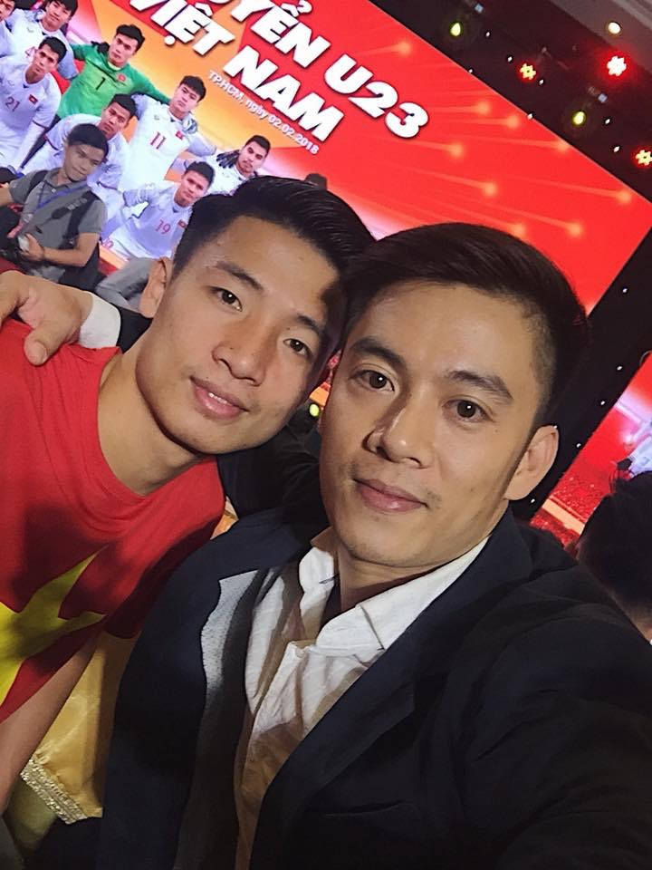 Phạm Bảo Hòa là một trong những vị khách mời của buổi giao lưu với U23 Việt Nam tại TPHCM sau kỳ tích tại U23 châu Á.