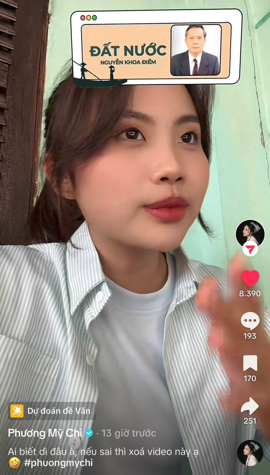 Phương Mỹ Chi đoán trúng đề thi môn Ngữ văn kỳ thi tốt nghiệp THPT 2024.