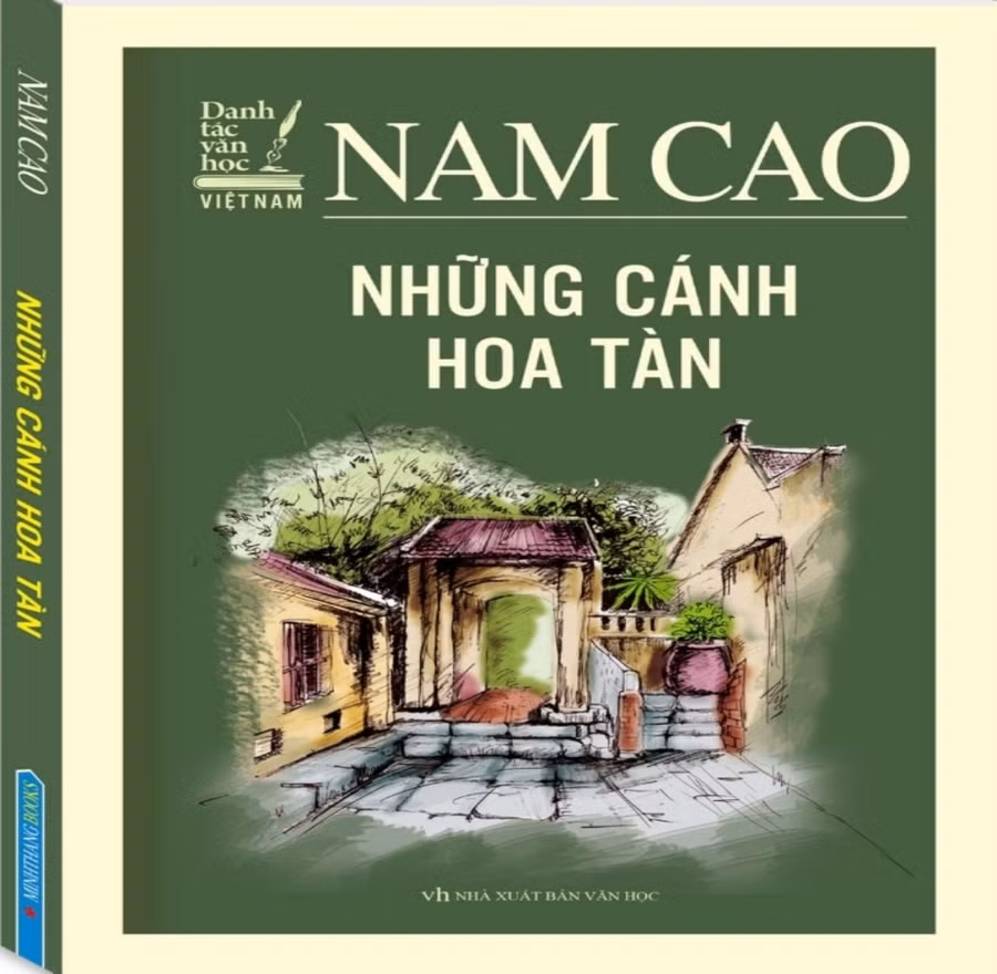 Bìa tập truyện “Những cánh hoa tàn”.