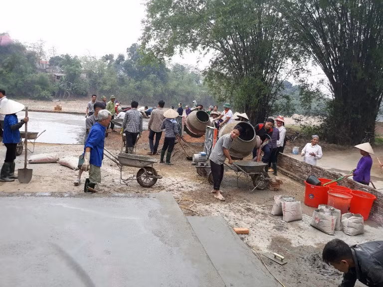 Hiện đã có 112/137 xã đạt tiêu chí giao thông chiếm 82%