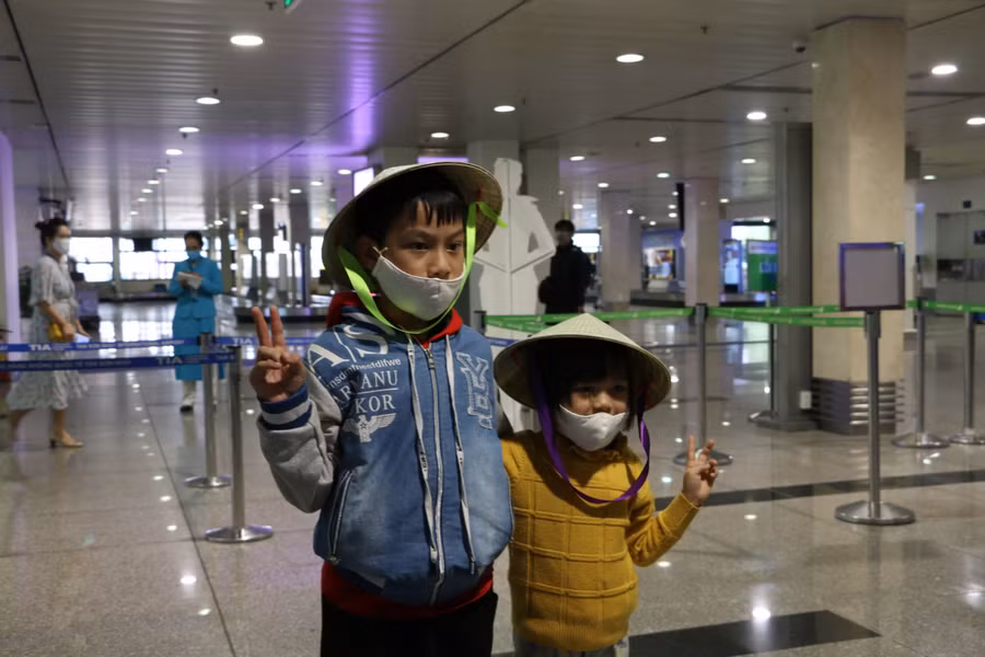 Những vị khách nhỏ tuổi xông đất TP.HCM đầu năm 2021.