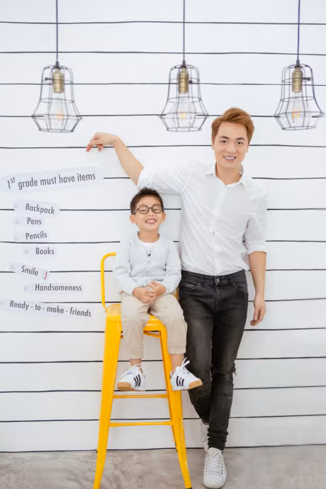 Khoanh khac hanh phuc cua vo chong Dang Khoi va cac con - Anh 9