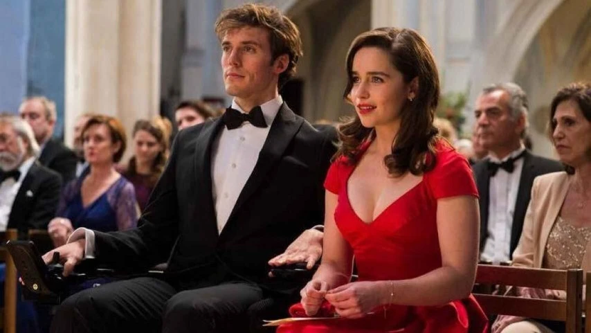 Sam Claflin và bạn điễn trong phim Me Befor You.