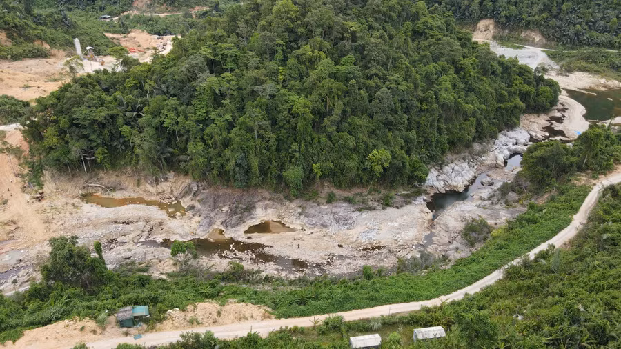 Toàn cảnh khu vực tìm kiếm giai đoạn 7.