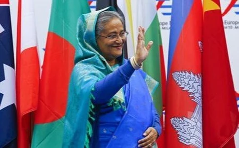 Thủ tướng Bangladesh Sheikh Hasina là mục tiêu ám sát của tên Alom. Ảnh Reuters.