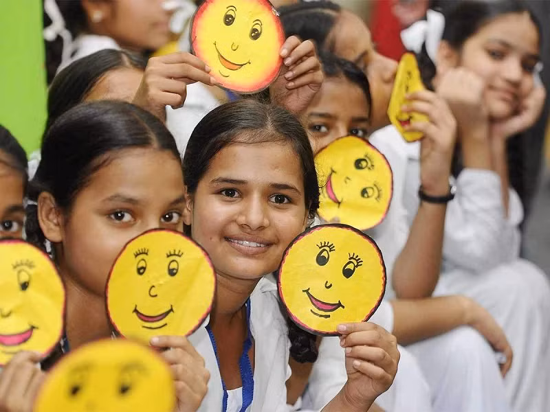 “Hạnh phúc” là môn học mới trong chương trình phổ thông Ấn Độ.
