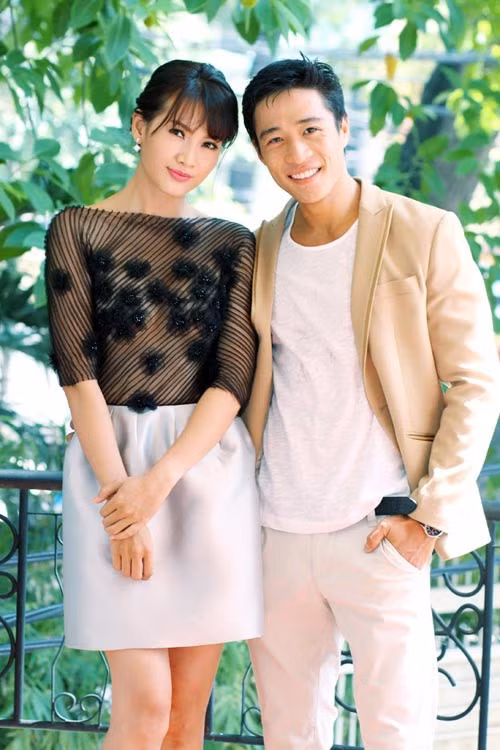 Linh Sơn và Anh Thư từng có nhiều cảnh quay tình cảm trong Yêu đến tận cùng. Linh Sơn:
