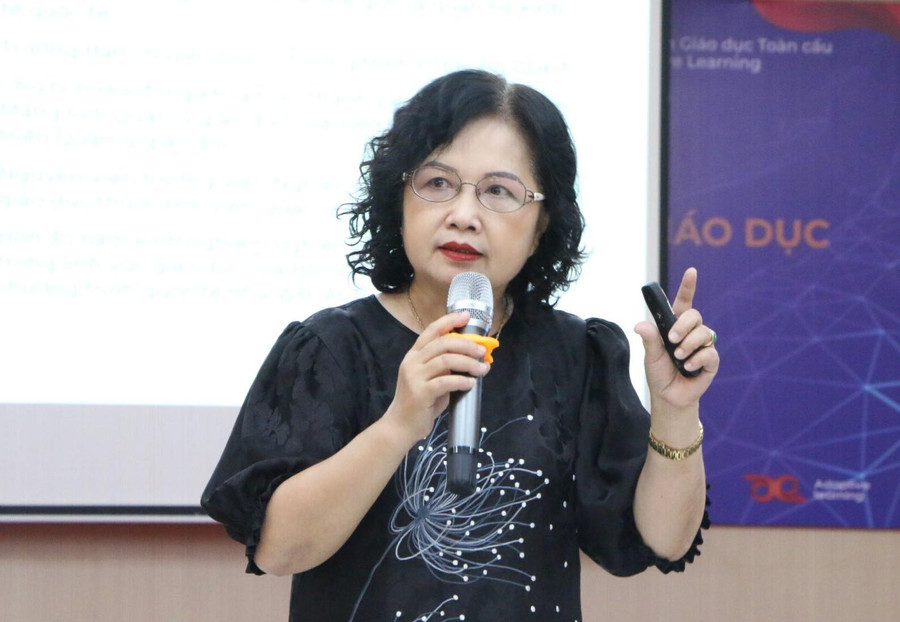 PGS.TS Đặng Thị Thanh Huyền – Phó Giám đốc Quỹ Hỗ trợ đổi mới giáo dục phổ thông Việt Nam. PGS.TS Đặng Thị Thanh Huyền – Phó Giám đốc Quỹ Hỗ trợ đổi mới giáo dục phổ thông Việt Nam.