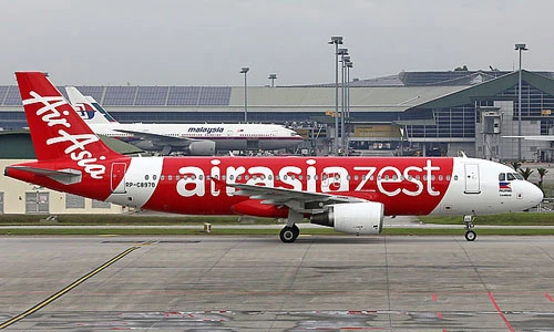 Một máy bay của hãng hàng không Air Asia Zest. Ảnh minh họa