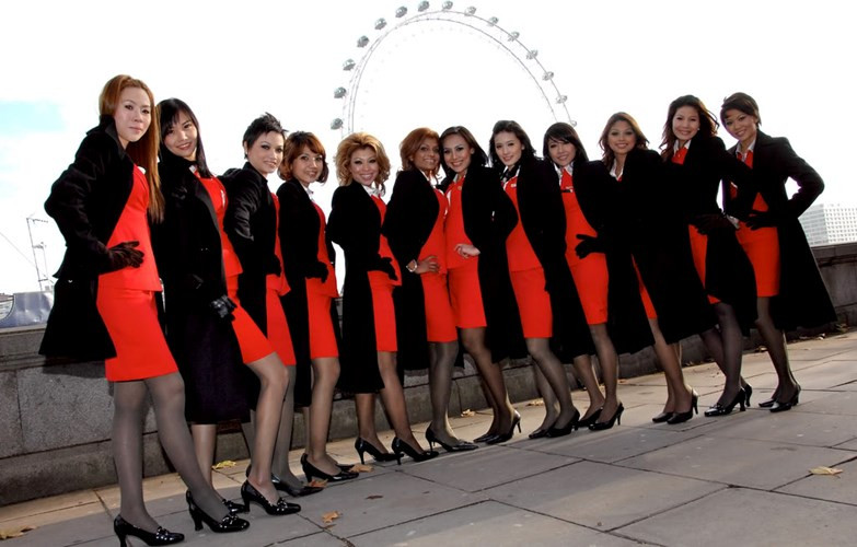 Vẻ đẹp thiên thần của dàn tiếp viên hàng không Air Asia ảnh 1 Vẻ đẹp thiên thần của dàn tiếp viên hàng không Air Asia ảnh 1