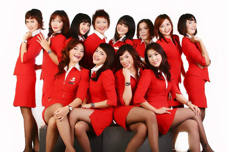 Vẻ đẹp thiên thần của dàn tiếp viên hàng không Air Asia ảnh 4 Vẻ đẹp thiên thần của dàn tiếp viên hàng không Air Asia ảnh 4