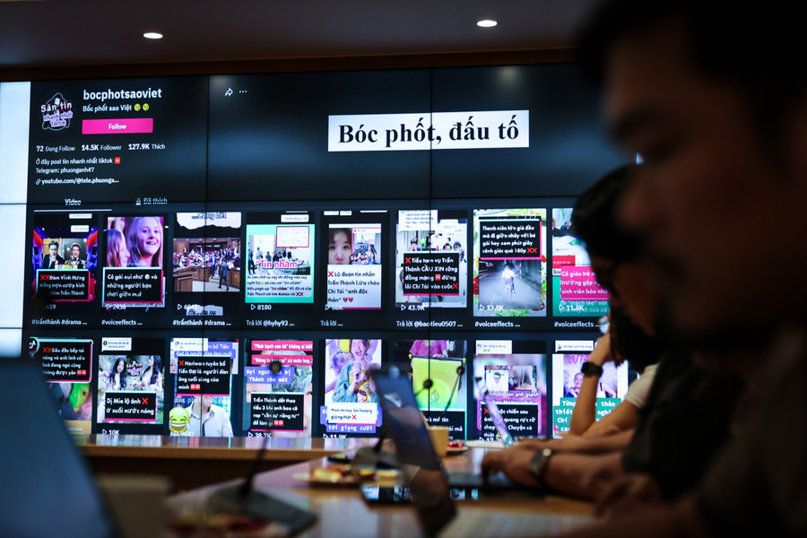 Trào lưu “bóc phốt” trên TikTok được Bộ Thông tin và Truyền thông đánh giá vi phạm nhiều điều luật về quyền cá nhân. Ảnh: INT. Trào lưu “bóc phốt” trên TikTok được Bộ Thông tin và Truyền thông đánh giá vi phạm nhiều điều luật về quyền cá nhân. Ảnh: INT.