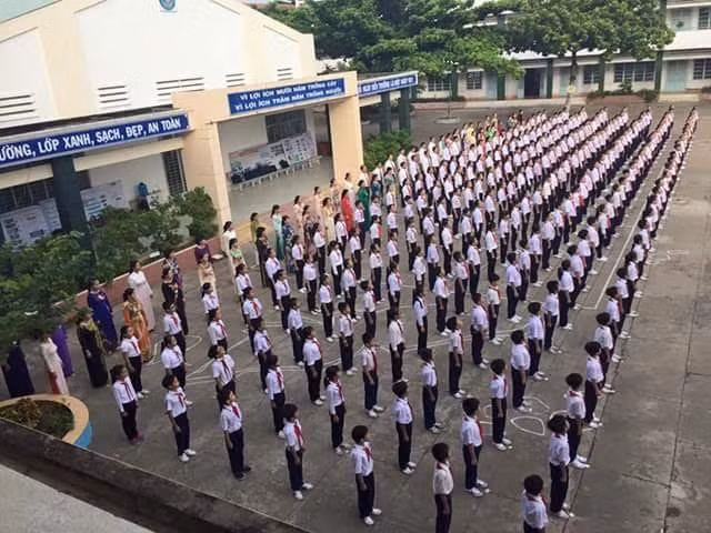 Học sinh Trường tiểu học Mỹ Hóa (Bến Tre)