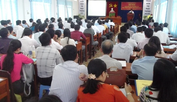 Cà Mau: Lưu ý Trưởng các điểm thi thực hiện tốt quy chế thi