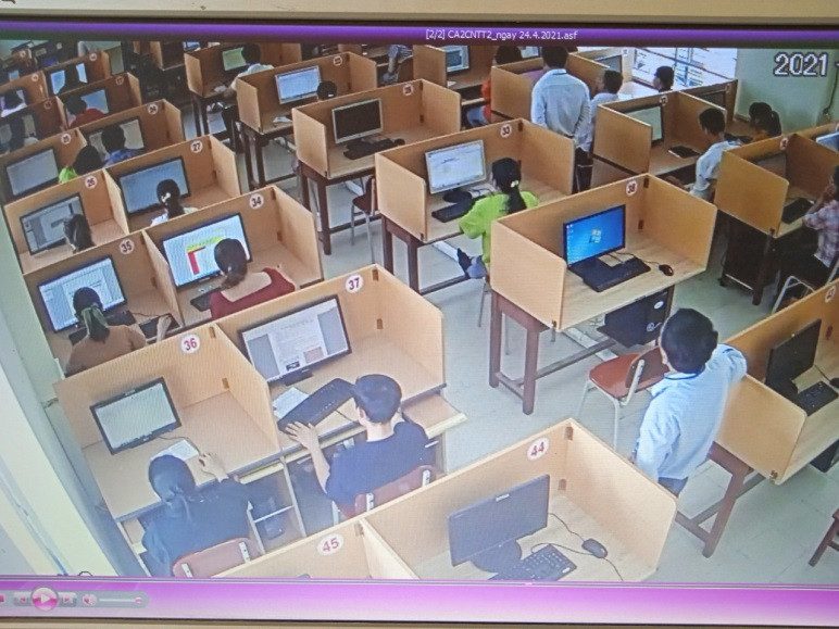 Phòng tin học của Trung tâm GDTX số 2 được đầu tư, nâng cấp đáp ứng nhu cầu đào tạo nghề và thi chứng chỉ hàng năm.