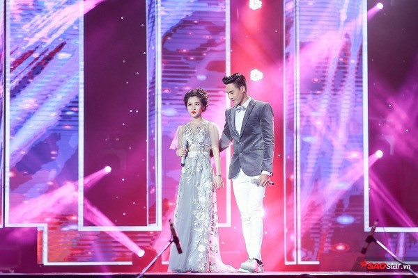 Hùng Cường và Helen Thủy, hai thí sinh team HLV Đàm Vĩnh Hưng tại cuộc thi Thần tượng Bolero 2017. Ảnh: NVCC