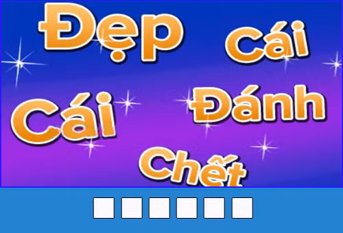 Thử bắt chữ từ hình