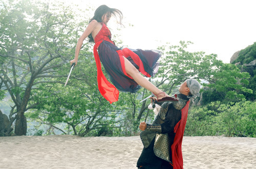 Pha đánh võ đẹp mắt trong Dòng máu anh hùng
