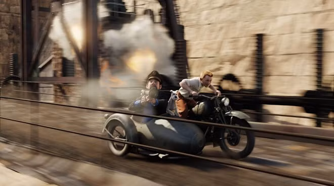 10. The Adventures of Tintin: The Secret of the Unicorn (2011) - 373 triệu USD: Steven Spielberg từng ấp ủ chuyển thể loạt truyện tranh của nghệ sĩ Herge người Bỉ trong suốt một thời gian dài. Cuối cùng, ông và Peter Jackson quyết định thực hiện series Tintin, với Spielberg làm tập đầu tiên và Jackson làm tập thứ hai. Xưởng WETA Digital của tác giả loạt The Lord of the Rings cũng là đơn vị thực hiện phần đồ họa hoạt hình cho Tintin. The Adventures of Tintin: The Secret of the Unicorn được khán giả quốc tế mến mộ và sau đó giành giải Phim hoạt hình xuất sắc tại lễ trao giải Quả cầu vàng 2012. 10 bom tấn ăn khách nhất của đạo diễn Steven Spielberg