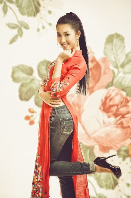 Chỉ cần áo dài, quần... không quan trọng! - Ảnh 11 Chi can ao dai, quan... khong quan trong! - Anh 11