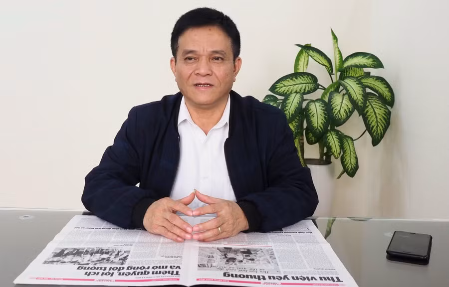 Ông Nguyễn Hữu Sự, Bí thư Đảng ủy phường Liên Mạc (quận Bắc Từ Liêm, Hà Nội).