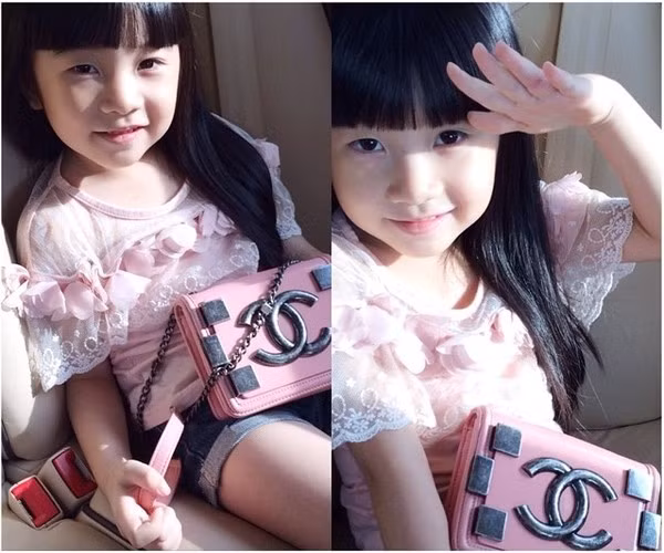 Choáng với tủ đồ ngập giày túi hiệu “bạc tỷ” của em bé 5 tuổi người Việt ảnh 11