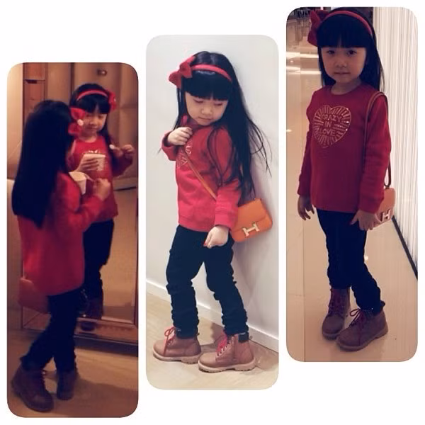 Choáng với tủ đồ ngập giày túi hiệu “bạc tỷ” của em bé 5 tuổi người Việt ảnh 19