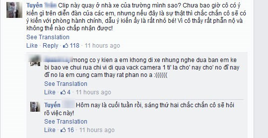 Nữ sinh bị người giữ xe ở ĐH Công Đoàn tát đến khóc ảnh 3