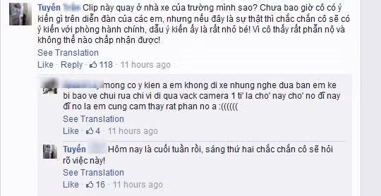 Nữ sinh bị người giữ xe ở ĐH Công Đoàn tát đến khóc ảnh 3