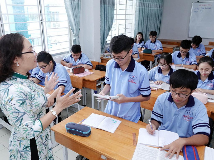 Học sinh lớp 10 sẽ được đánh giá theo Thông tư 22. Ảnh minh họa