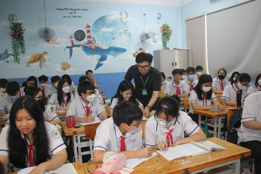 Tiết dạy của thầy Võ Kim Bảo. Tiết dạy của thầy Võ Kim Bảo.