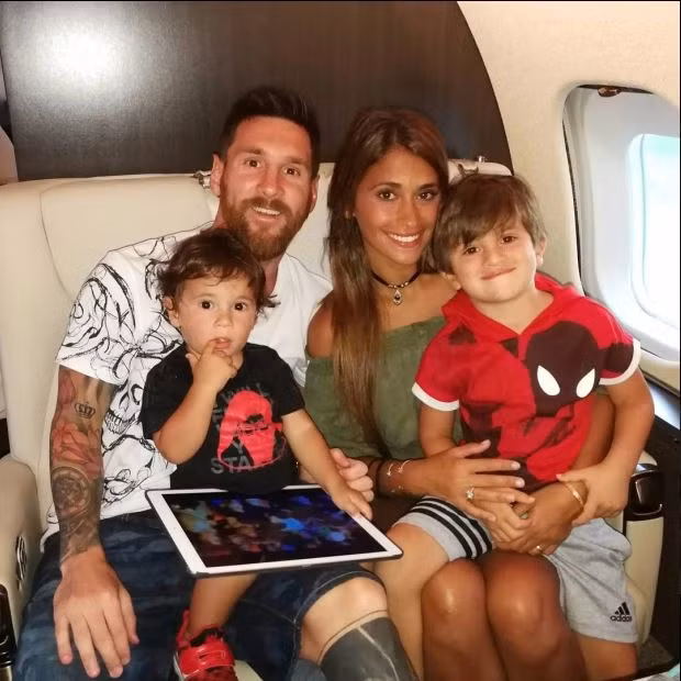 Messi và gia đình thường xuyên sử dụng chiếc máy bay sang chảnh kể từ năm 2018.