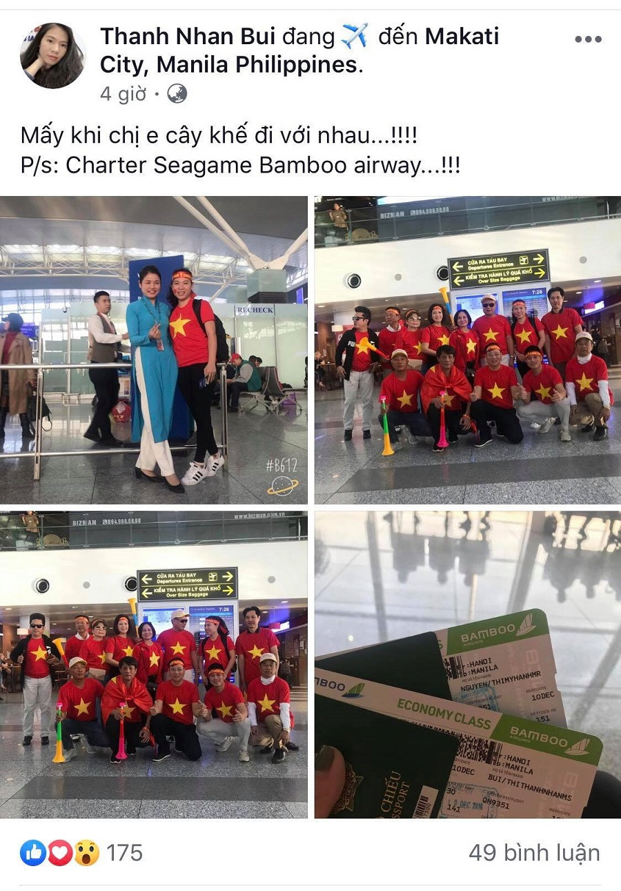 Nhiều CĐV đã tới Philippines để cổ vũ cho U22 Việt Nam