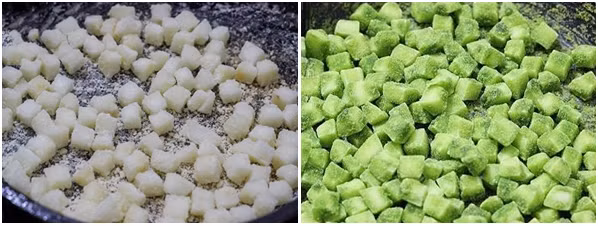 Sên riêng từng phần mứt dừa viên