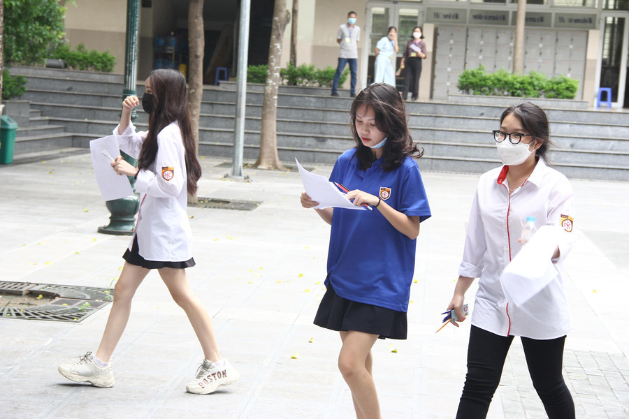 Thí sinh tham dự Kỳ thi tốt nghiệp THPT 2022. Ảnh: TG.