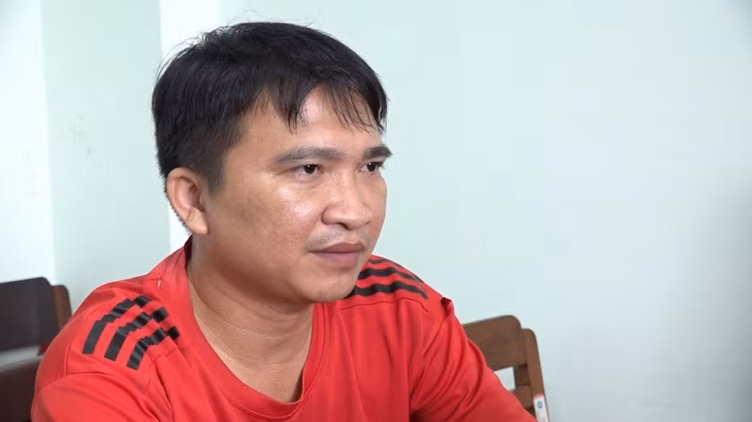 Lê Hoàng Vũ tại Cơ quan điều tra.