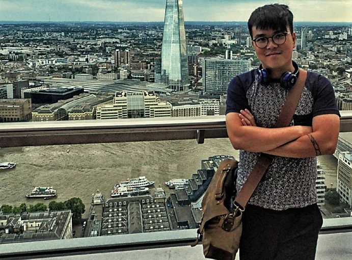 London nhìn từ Sky Garden. Ảnh: Nguyễn Xuân Mẫn