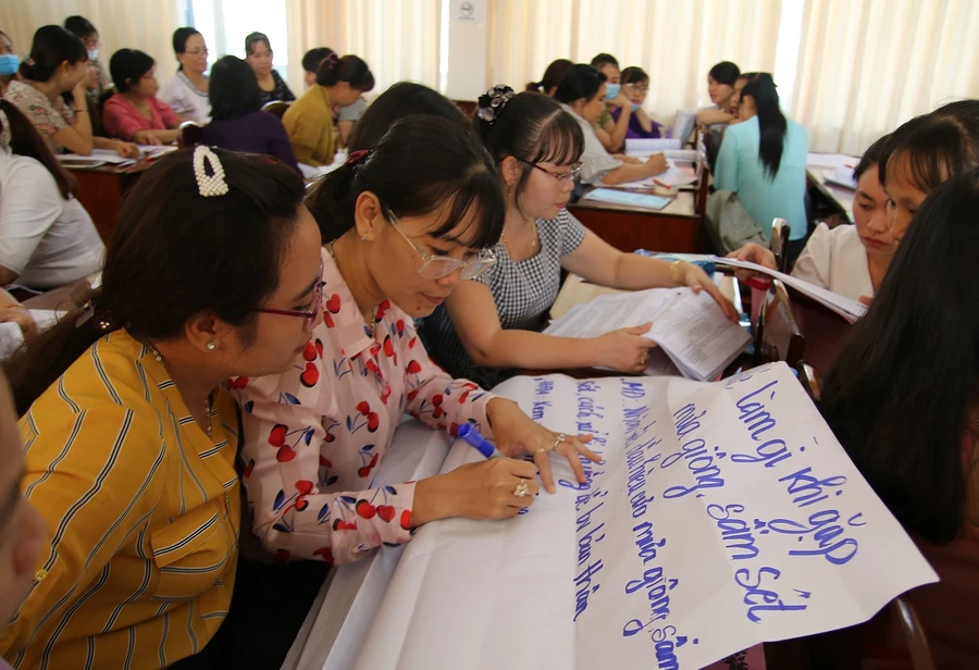 Đánh giá theo chuẩn trên Hệ thống TEMIS được cán bộ quản lý, nhà giáo hưởng ứng tích cực nhằm nâng cao chuyên môn, nghiệp vụ.