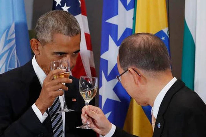 Tâm sự của 2 người sắp thất nghiệp Obama và Ban Ki-moon