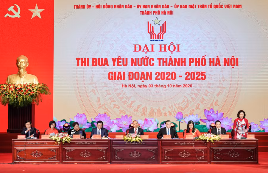 Giai đoạn 2015-2020, các phong trào thi đua của thành phố ngày càng đi vào thực chất, thiết thực và hiệu quả, góp phần thúc đẩy phát triển kinh tế - xã hội trên địa bàn. Ảnh: VGP/Quang Hiếu